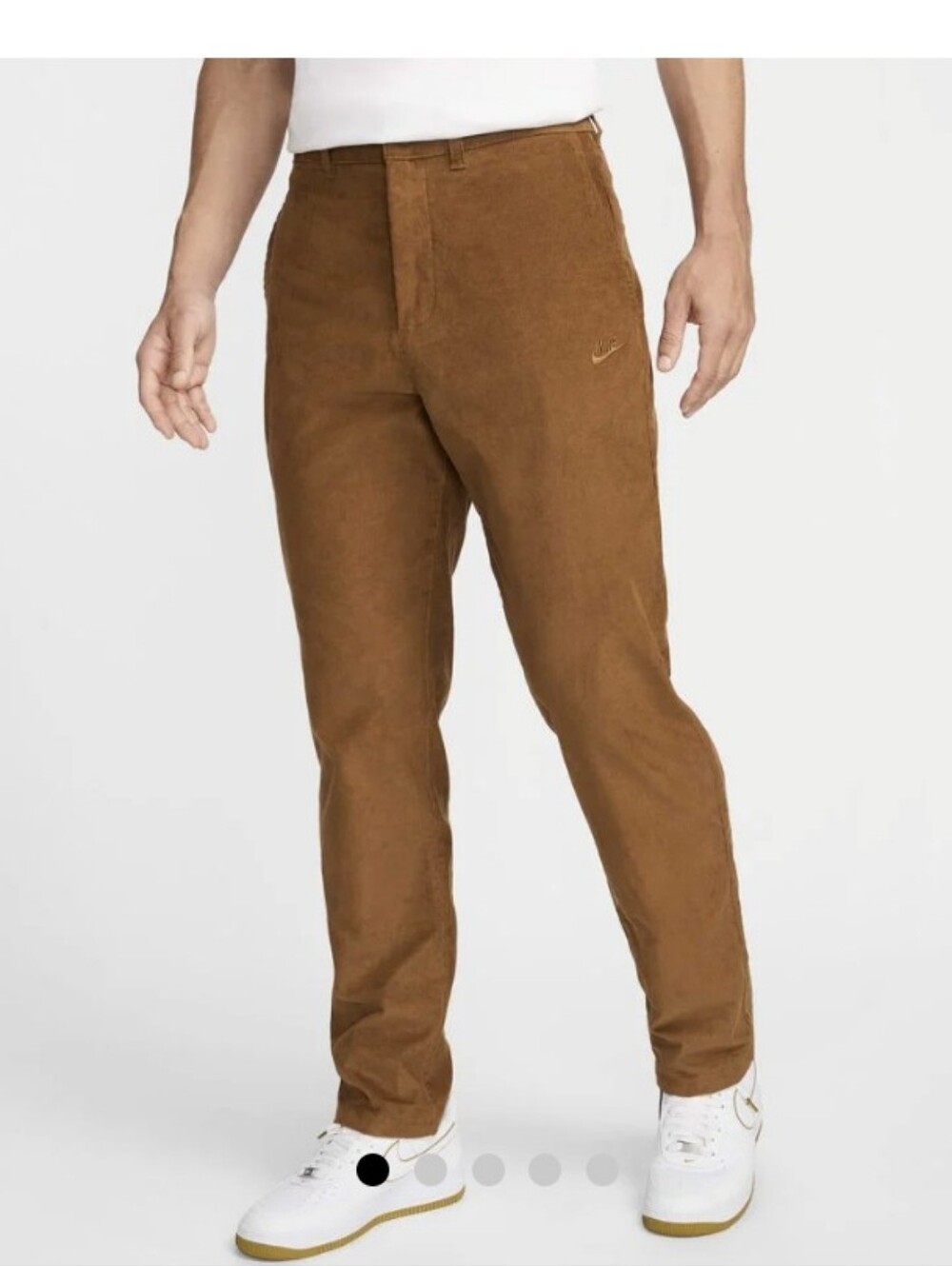 Nike Straight Leg Corduroy Chino Trousers 34x32